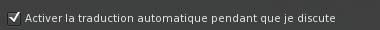 Activer la traduction
