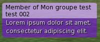 Bulle de discussion indigo