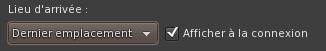 Dernier emplacement