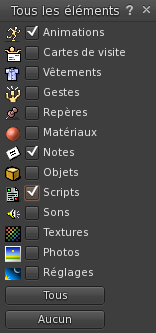 Fichier:Firestorm Tuto Inventaire Filtres Selection.png