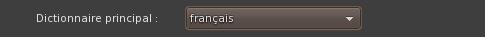 Dictionnaire pricipal