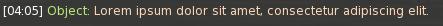 Message envoyé par llRegionSayTo()