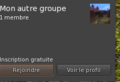 Rejoindre le groupe