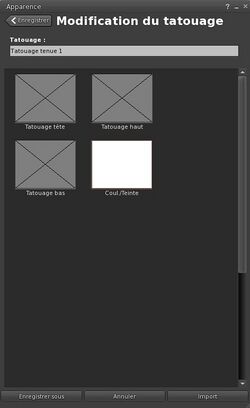 Editeur de tatouages