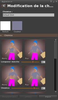 Éditeur de vêtements