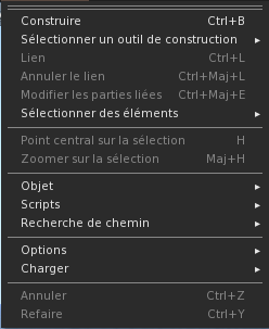 Menu Construire
