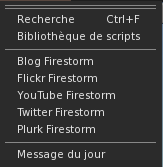 Menu Contenu