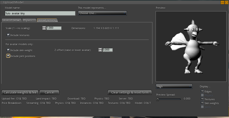 Fichier:Opensim importer mesh 03.png