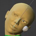 4.Tête et yeux dissociés après skinning