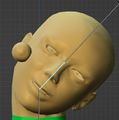 2.Tête et yeux joints